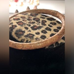 Vintage paper mache bracelet